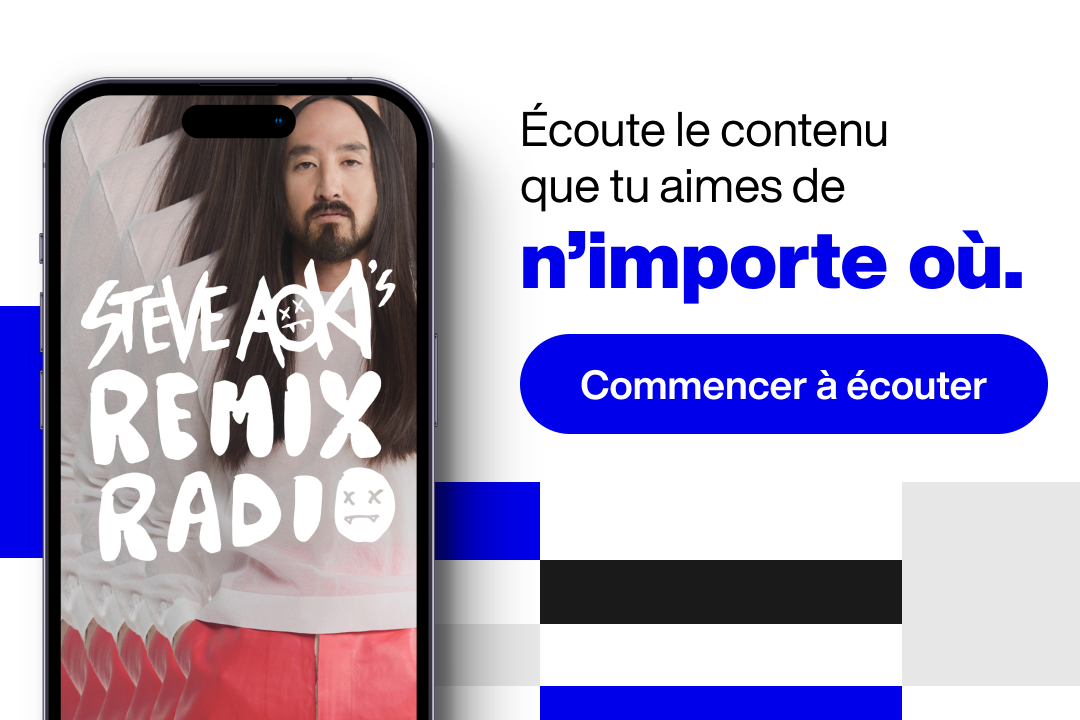 Écoute le contenu que tu aimes de n’importe où. Commencer à écouter