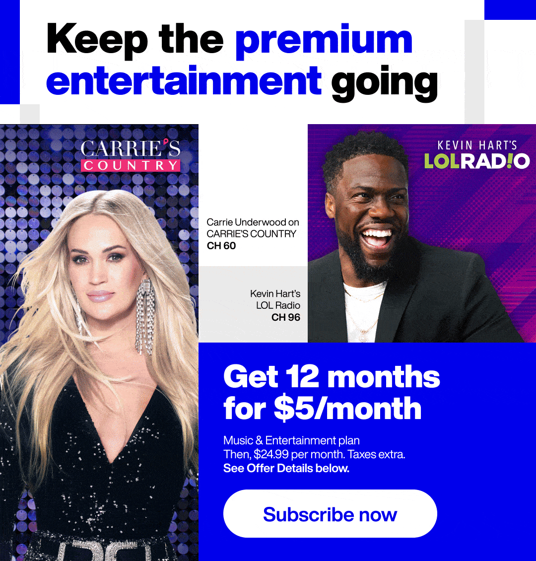 Keep the premium entertainment going — subscribe now.