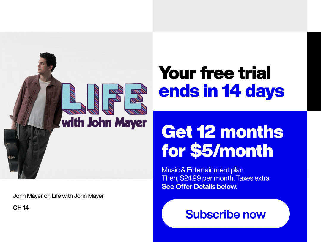 Your free trial ends in 14 days. Subscribe now. See&nbsp;Offer Details&nbsp;below.