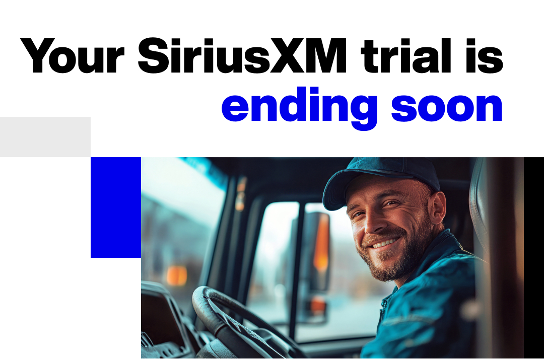 Your SiriusXM trial is ending soon